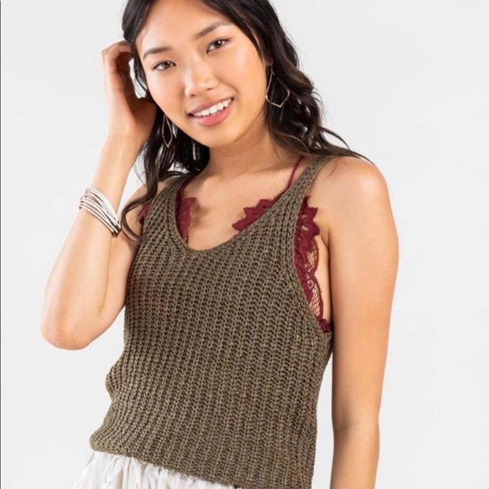Sweater Tank Top